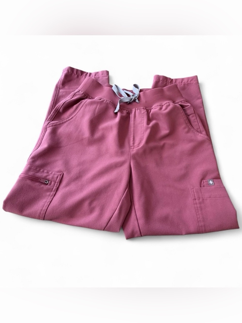 FIGS High Waisted Yola Skinny Scrub Pants XS Mauve Technical Collection